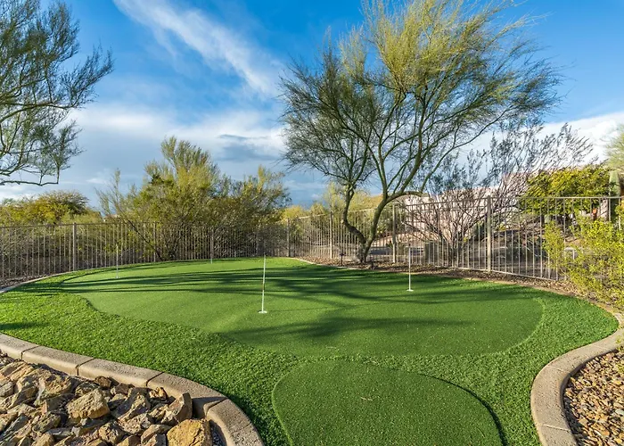 Pinnacle Perfection By Porter Heated Pool W Outdoor Putting Scottsdale